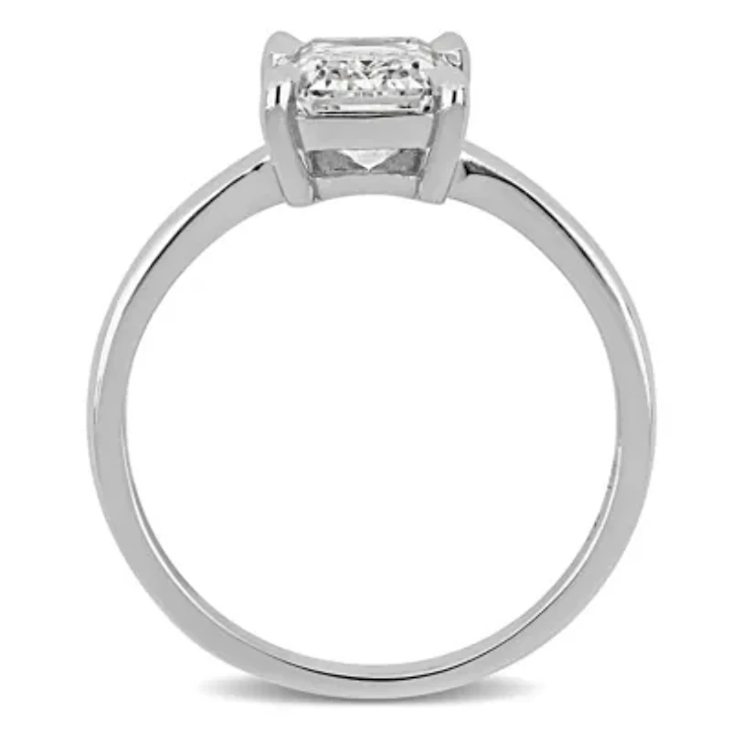 Lab Created Grown Diamond Solitaire Engagement Ring 14k Yellow Gold