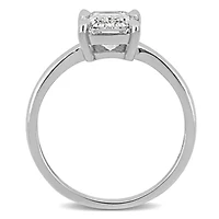 Lab Created Grown Diamond Solitaire Engagement Ring 14k Yellow Gold
