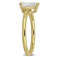 Lab Created Grown Diamond Engagement Ring 14k Yellow Gold