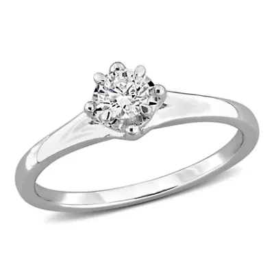 Lab Grown Diamond Solitaire Engagement Ring