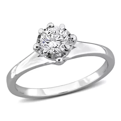 Lab Grown Diamond Solitaire Engagement Ring