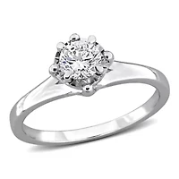 Lab Grown Diamond Solitaire Engagement Ring