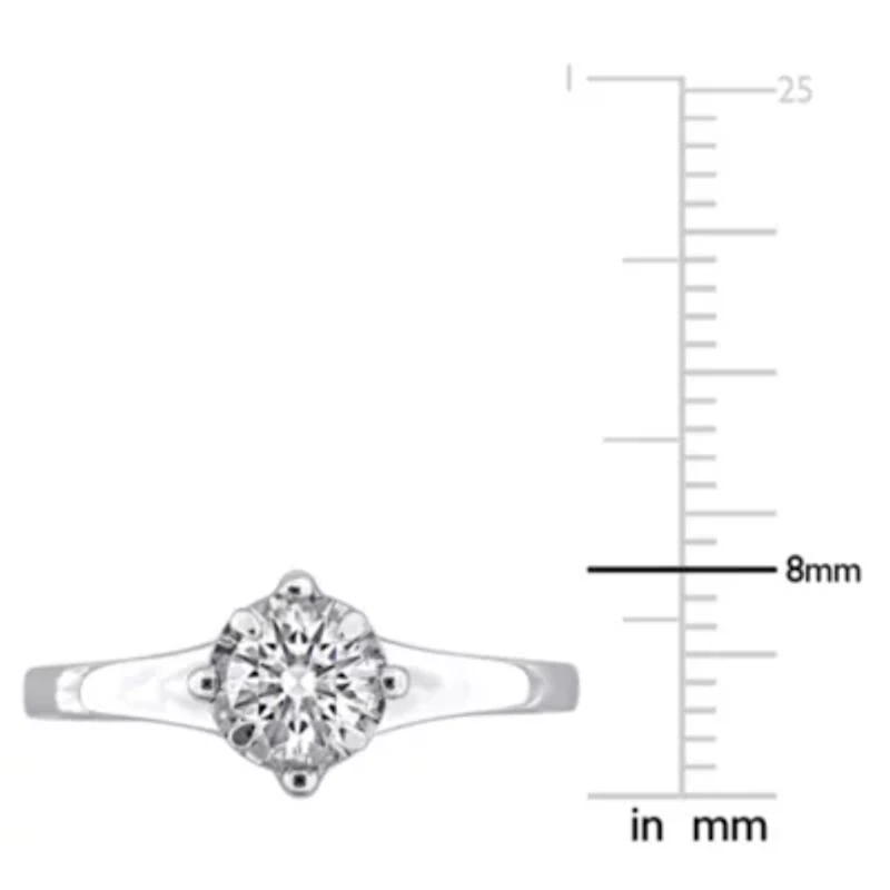 Lab Grown Diamond Solitaire Engagement Ring
