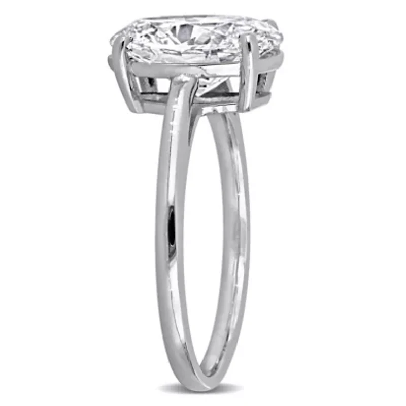 Lab Created Grown Diamond Oval Engagement Ring 14K Gold