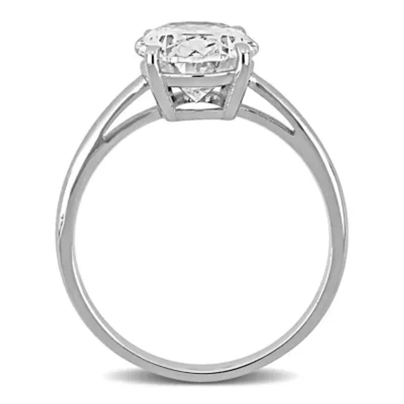 Lab Created Grown Diamond Oval Engagement Ring 14K Gold