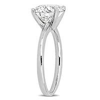 Lab Created Grown Diamond Solitaire Engagement Ring 14K Gold