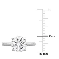 Lab Created Grown Diamond Solitaire Engagement Ring 14K Gold