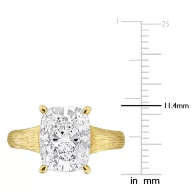Lab Created Grown Diamond Cocktails Ring 14k Yellow Gold