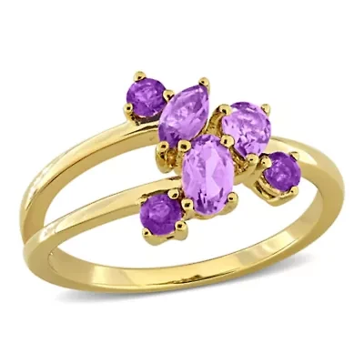 Multi-Shaped Cluster Split-Shank Ring