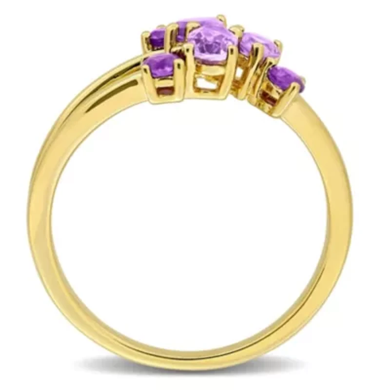 Multi-Shaped Cluster Split-Shank Ring