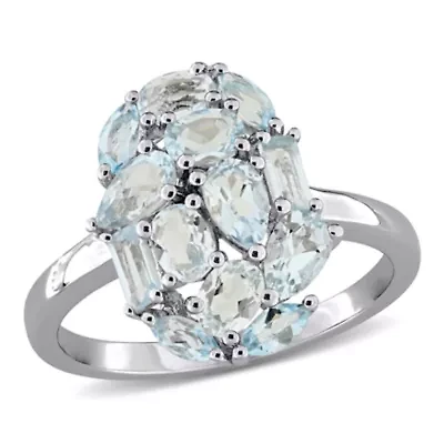 Multi-Shaped Cluster Cocktail Ring