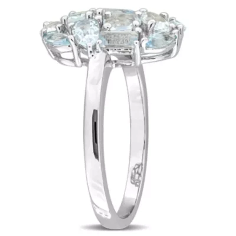 Multi-Shaped Cluster Cocktail Ring