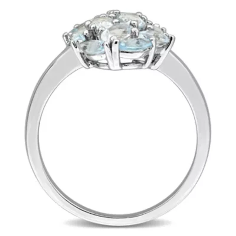 Multi-Shaped Cluster Cocktail Ring