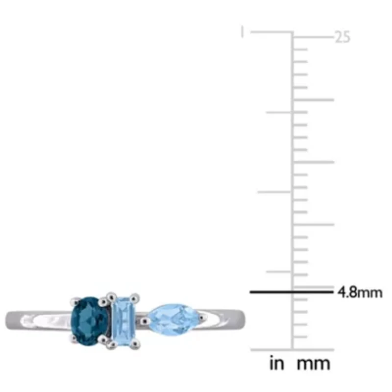 Multi-Shaped Gemstone Ring