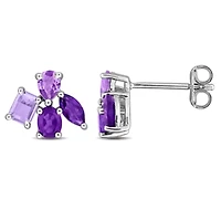 Multi-Shape Floral Earrings