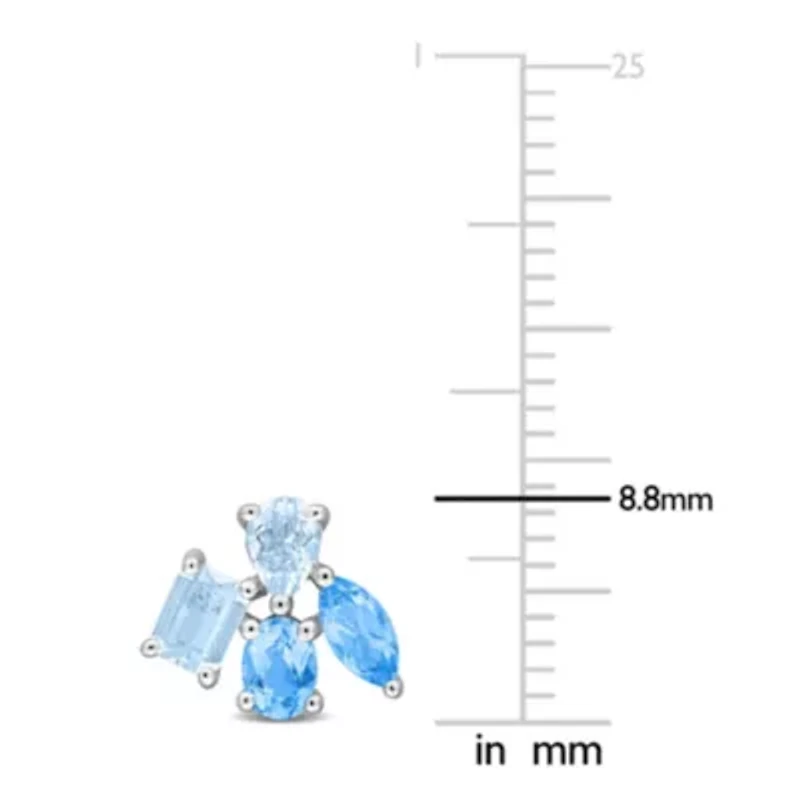 Multi-Shape Floral Earrings