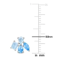 Multi-Shape Floral Earrings