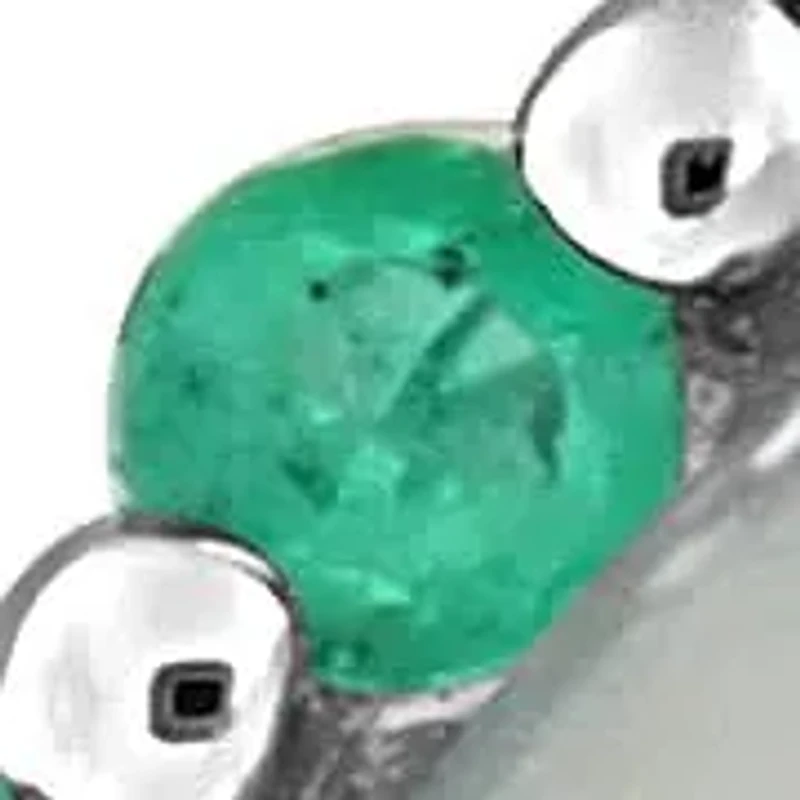 7-7.5 mm Freshwater Cultured Pearl & Gemstone Earrings Sterlling Silver