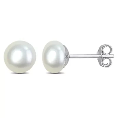 7-7.5mm Freshwater Cultured Pearl Stud Earrings