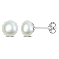7-7.5mm Freshwater Cultured Pearl Stud Earrings
