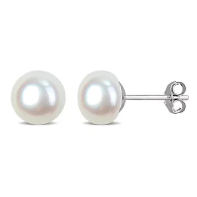 8-8.5mm Freshwater Cultured Pearl Stud Earrings