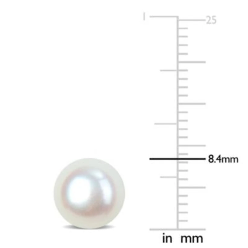 8-8.5mm Freshwater Cultured Pearl Stud Earrings