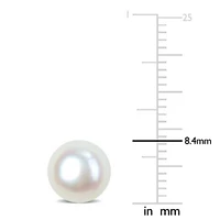 8-8.5mm Freshwater Cultured Pearl Stud Earrings