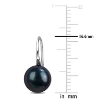 8-9 mm Freshwater Cultured Pearl Drop Earrings