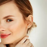 Lab Grown Diamond Martini Style Earrings 14k Gold