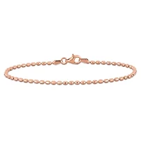 1.9MM Oval Diamond Cut Bracelet