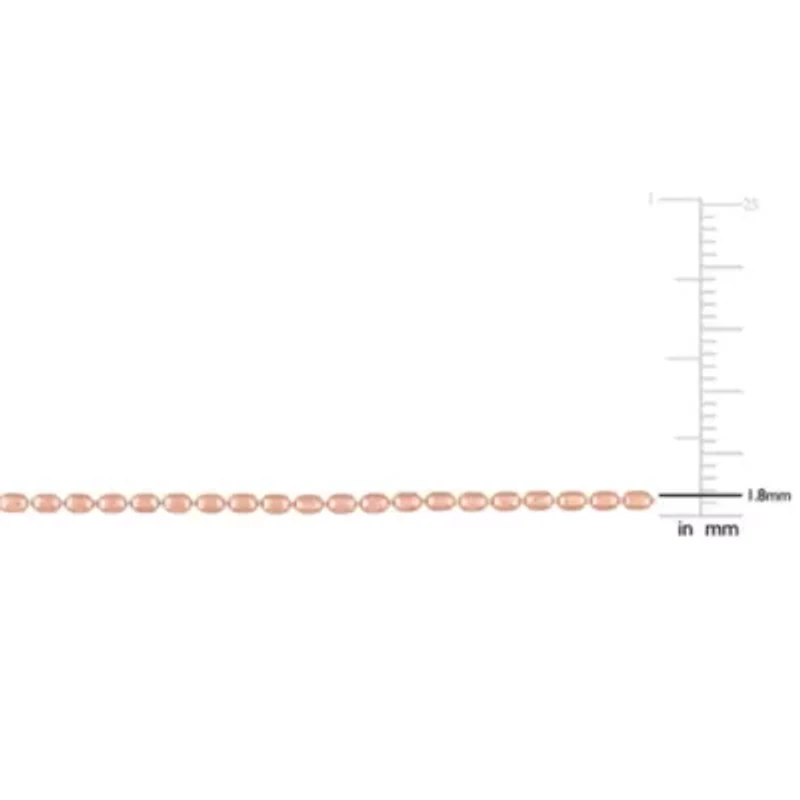 1.9MM Oval Diamond Cut Bracelet