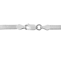 3.3MM Herringbone Necklace Sterling Silver