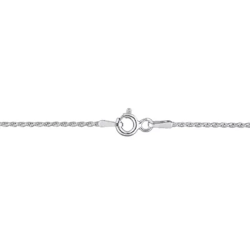 1.2MM Diamond Cut Rope Chain Sterling Silver