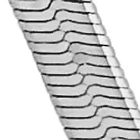 2.8MM Herringbone Necklace Sterling Silver