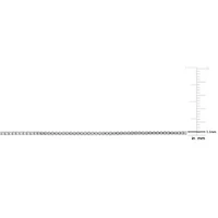 1.1MM Box Link Necklace Sterling Silver