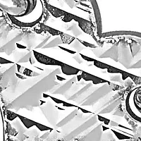 5.3MM Heart Center with 1.7MM Rolo Chain Necklace