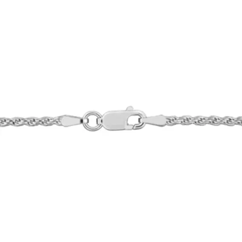 1.8MM Diamond Cut Rope Chain Bracelet
