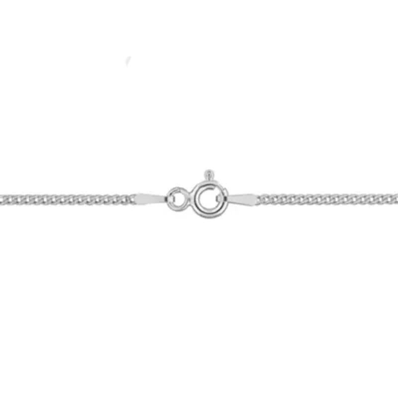 1.4MM Curb Link Necklace Sterling Silver