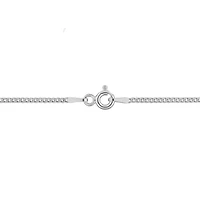 1.4MM Curb Link Necklace Sterling Silver