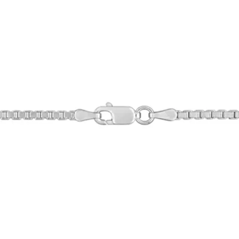 1.9MM Box Link Necklace Sterling Silver