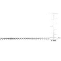 1.9MM Box Link Necklace Sterling Silver