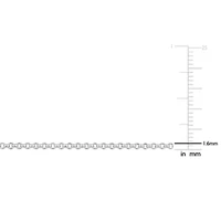 1.6MM Rolo Chain Necklace Sterling Silver