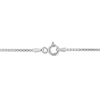 1.30MM Box Link Necklace Sterling Silver