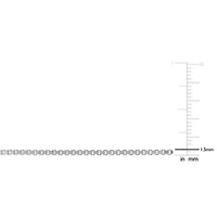 1.30MM Box Link Necklace Sterling Silver