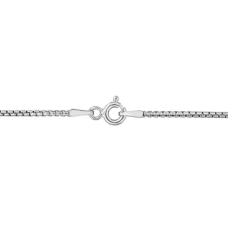 1.4MM Box Link Necklace Sterling Silver