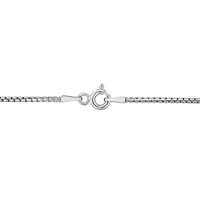 1.4MM Box Link Necklace Sterling Silver