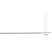 1.4MM Box Link Necklace Sterling Silver