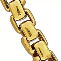 1.4MM Box Link Necklace Yellow Plated Sterling Silver