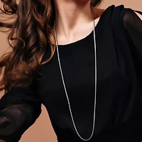 1.8MM Diamond Cut Rope Chain Necklace Sterling Silver