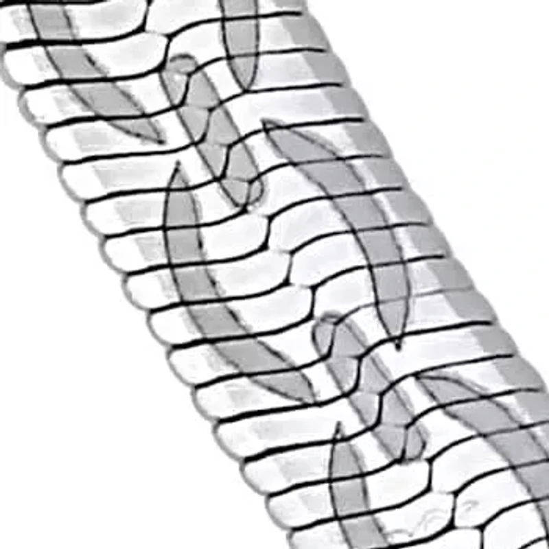 4.5MM Fancy Herringbone Necklace